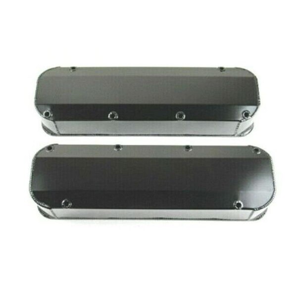 Absurdo BBF Fabricated Aluminum Valve Cover - Long Bolts without Hole, Black Anodized AB2194270 - main